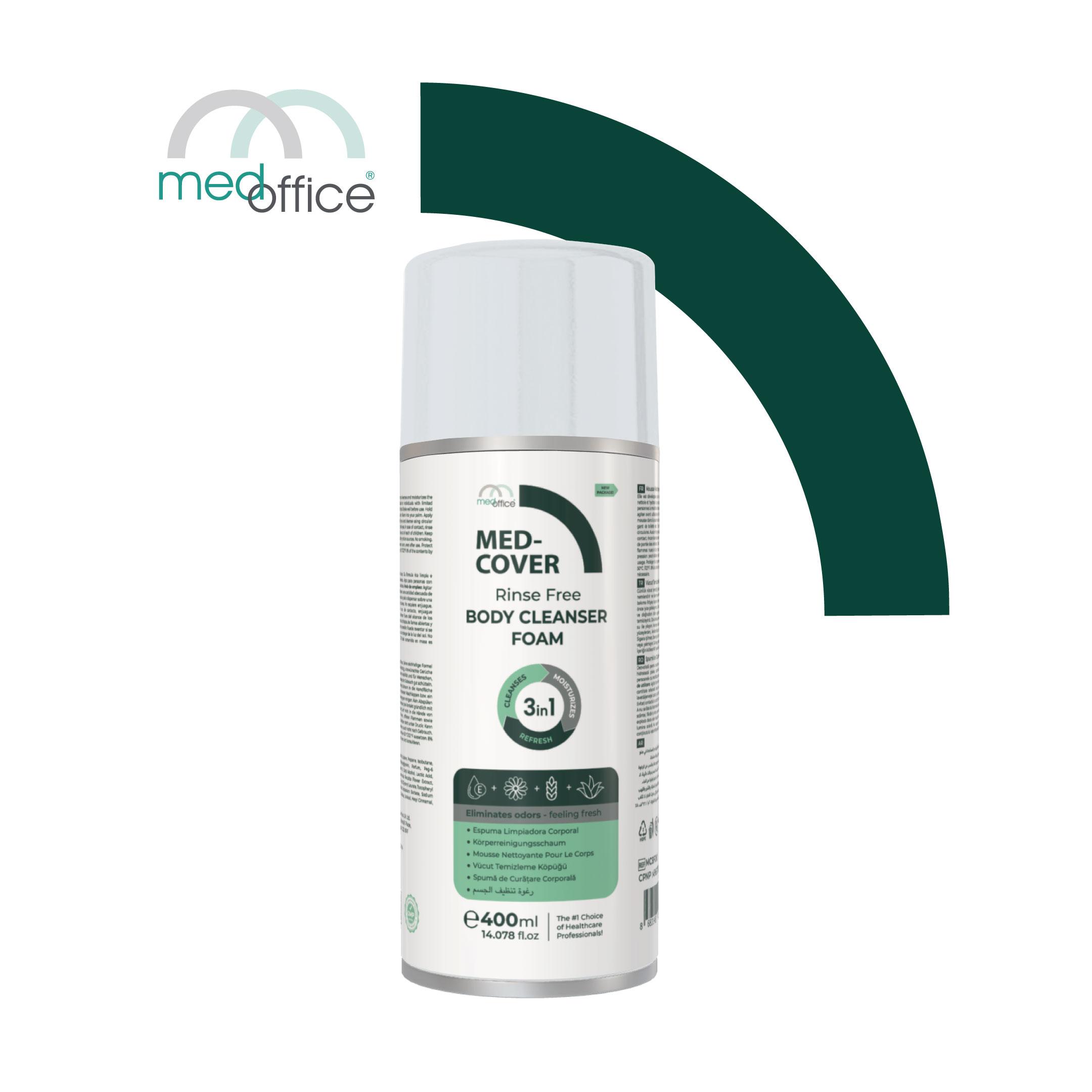 MED-COVER Aerosol Body Cleansing Foam 400ml