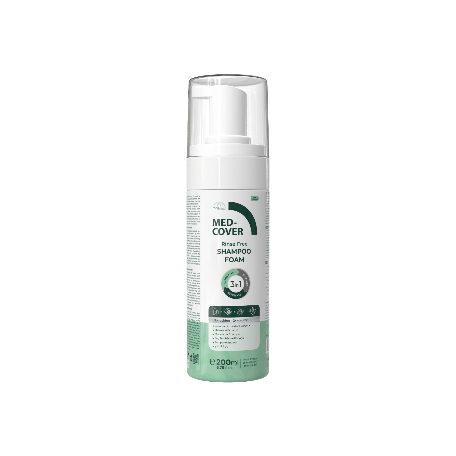 MED-COVER Shampoo Foam [200 ml]