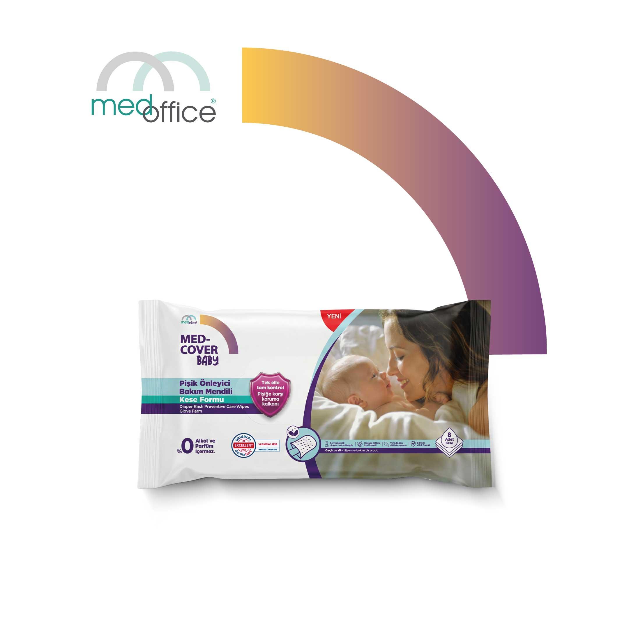 MED-COVER Pişik Önleyici Bebek Mendili - Kese Formu