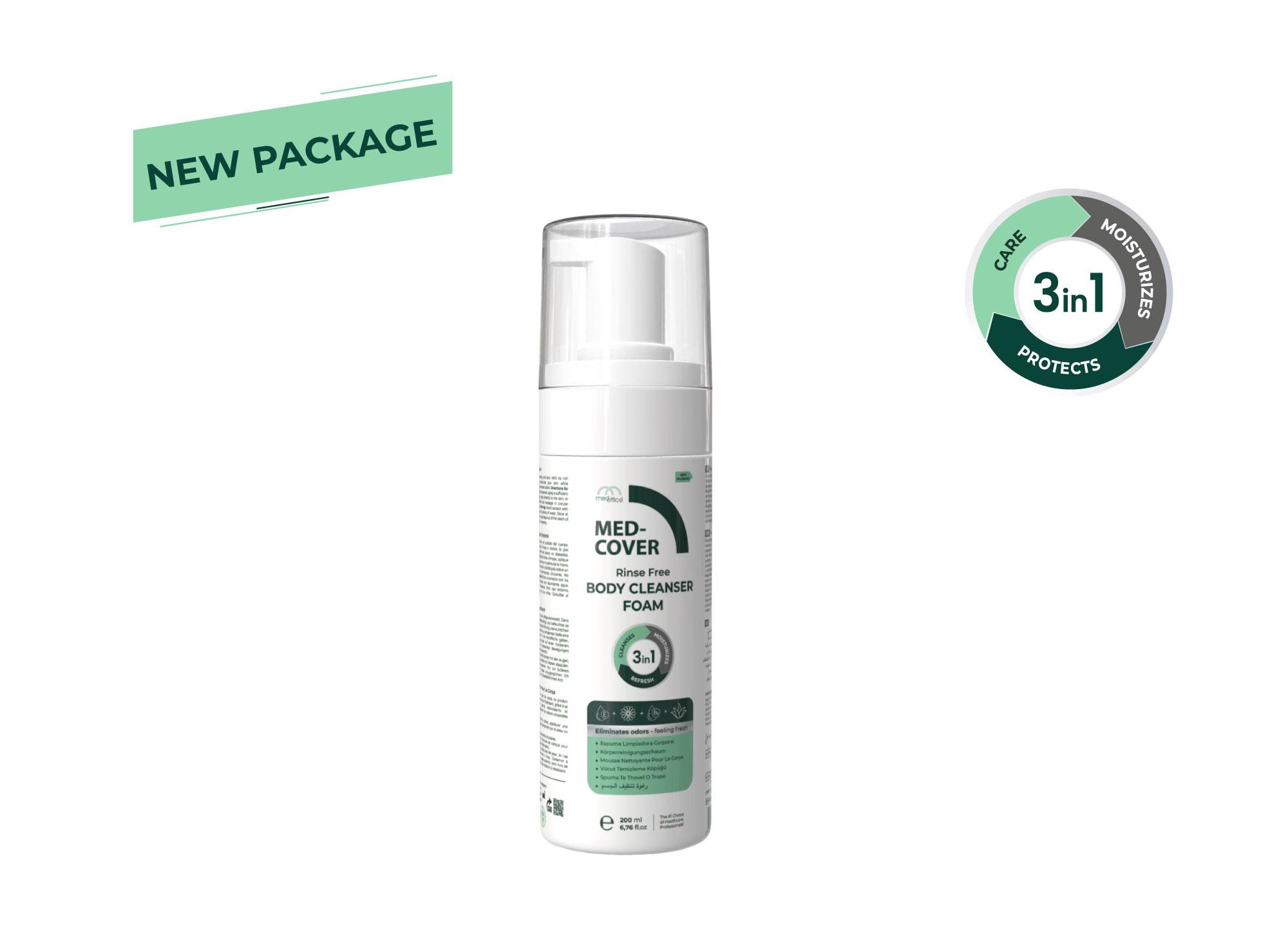 MED-COVER Body Cleansing Foam 200 ml