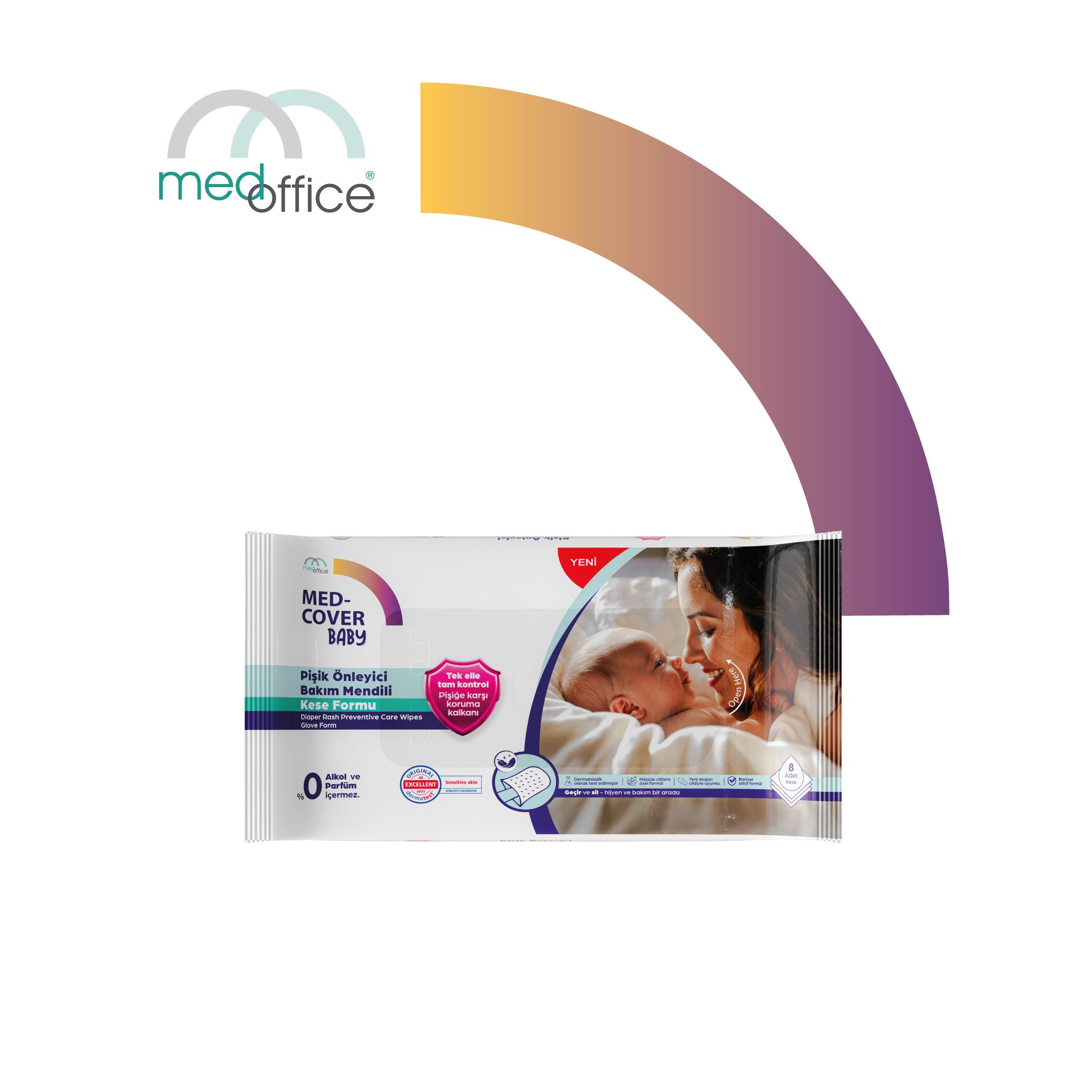 MED-COVER Pişik Önleyici Bebek Mendili - Kese Formu