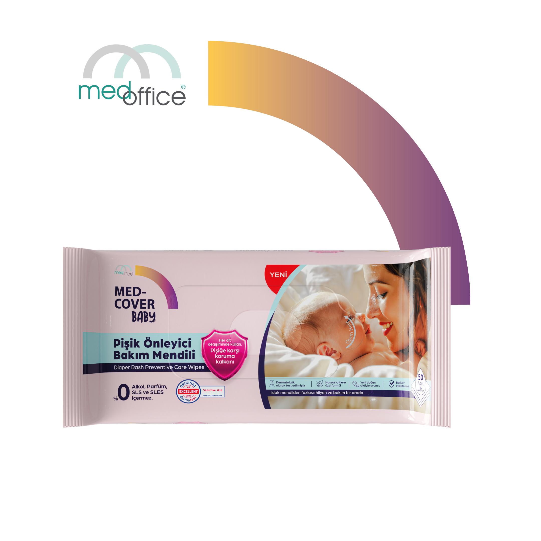MED-COVER Baby Pişik Önleyici Bakım Mendili