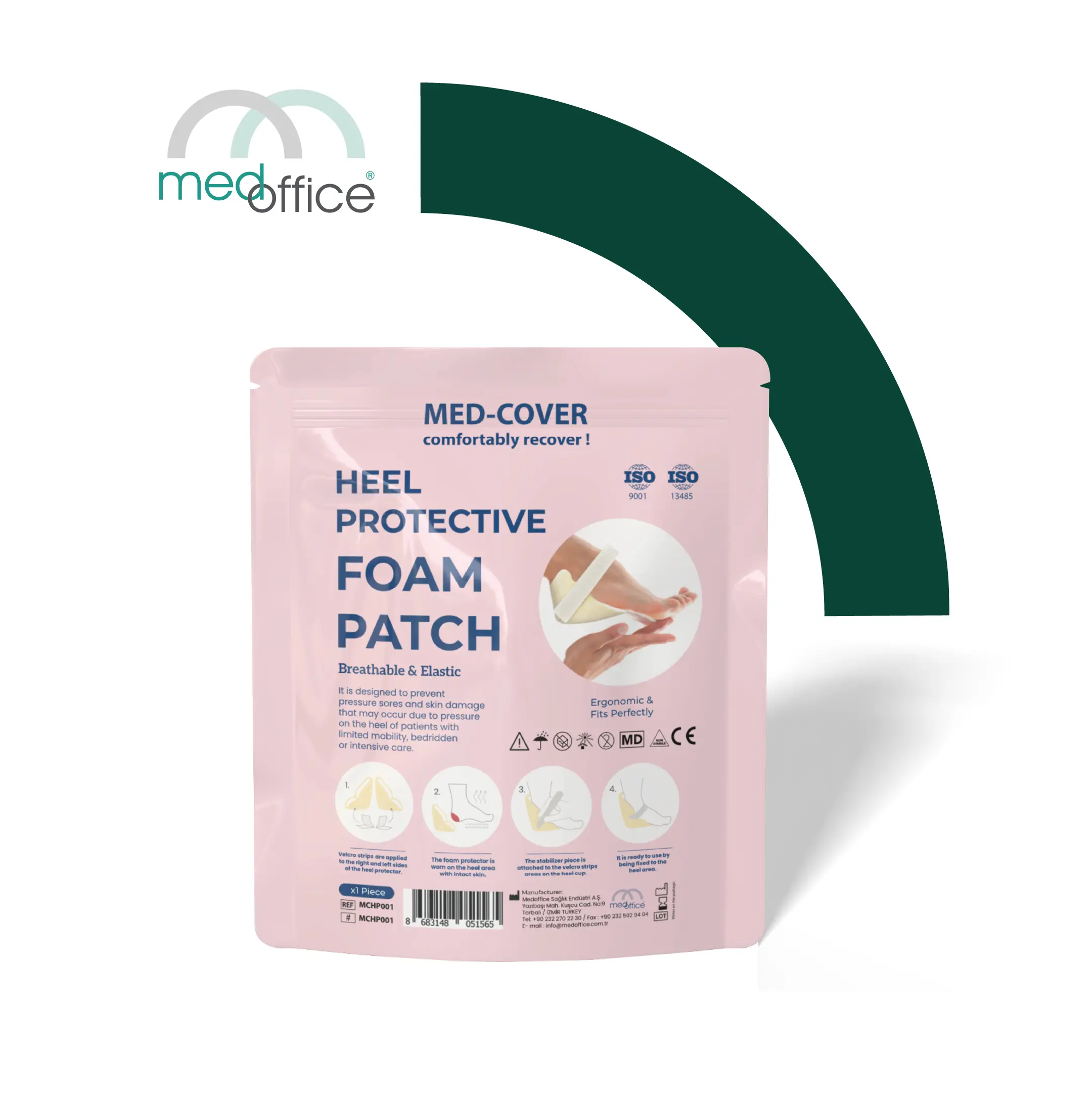 MED-COVER Heel Protective Foam Patch